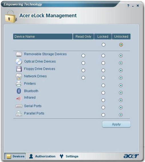 ACER ELOCK MANAGEMENT - Utiliser Acer eLock Management - 2