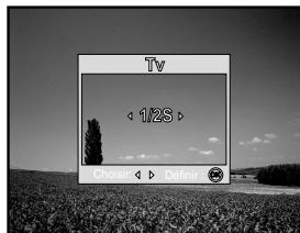 ACER CI-8330 - Mode Priorité à la vitesse d'obturation [ Tv ] - 1
