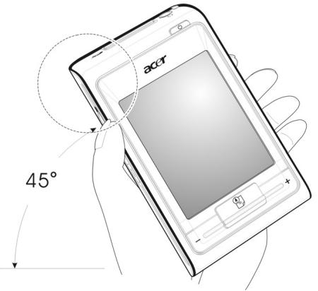 ACER E300 - Pour installer l'appareil dans votre voiture : - 7