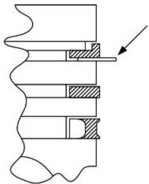 PIAGGIO XEVO - Top ring Standard coupling clearance: - 1