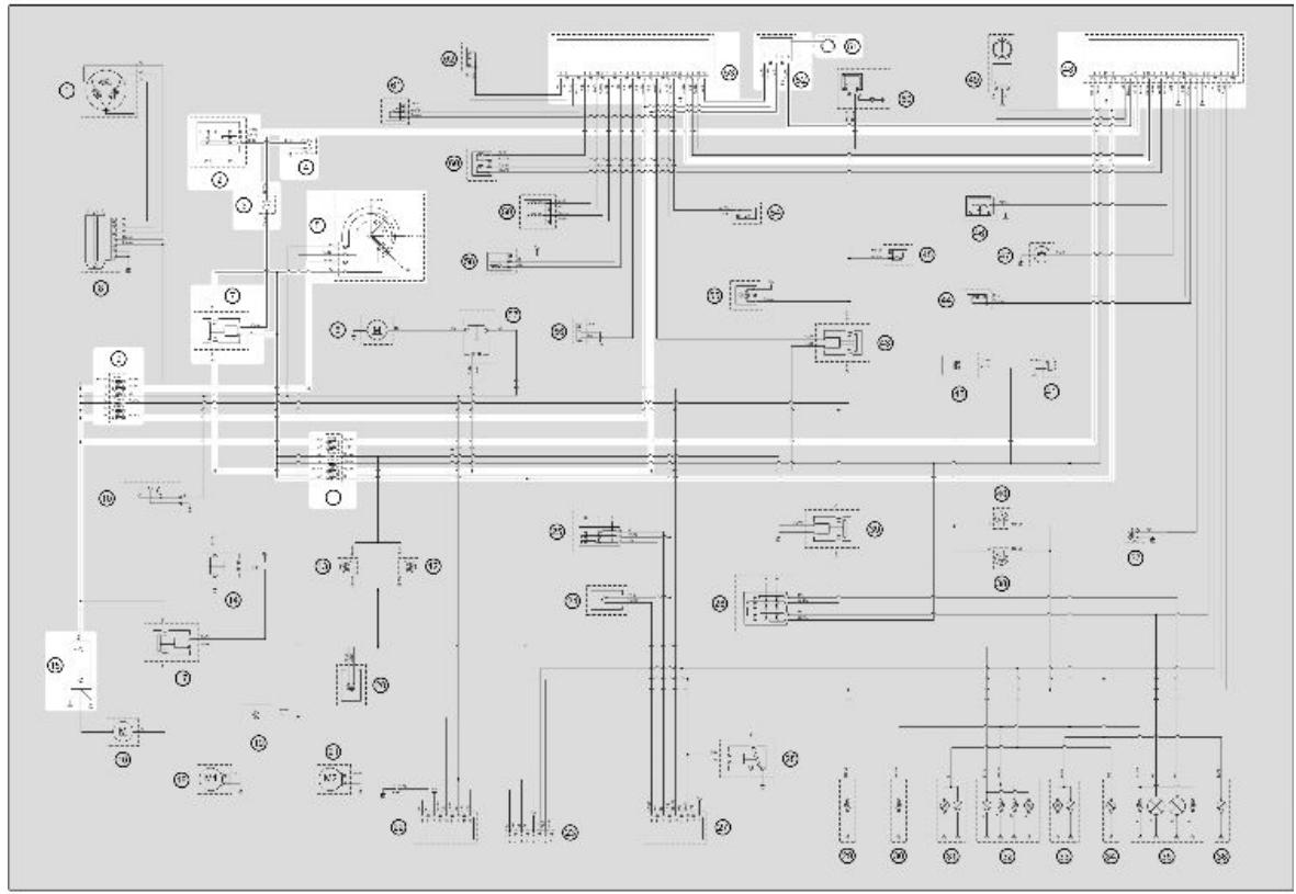 PIAGGIO XEVO - Injection warning light circuit - 1