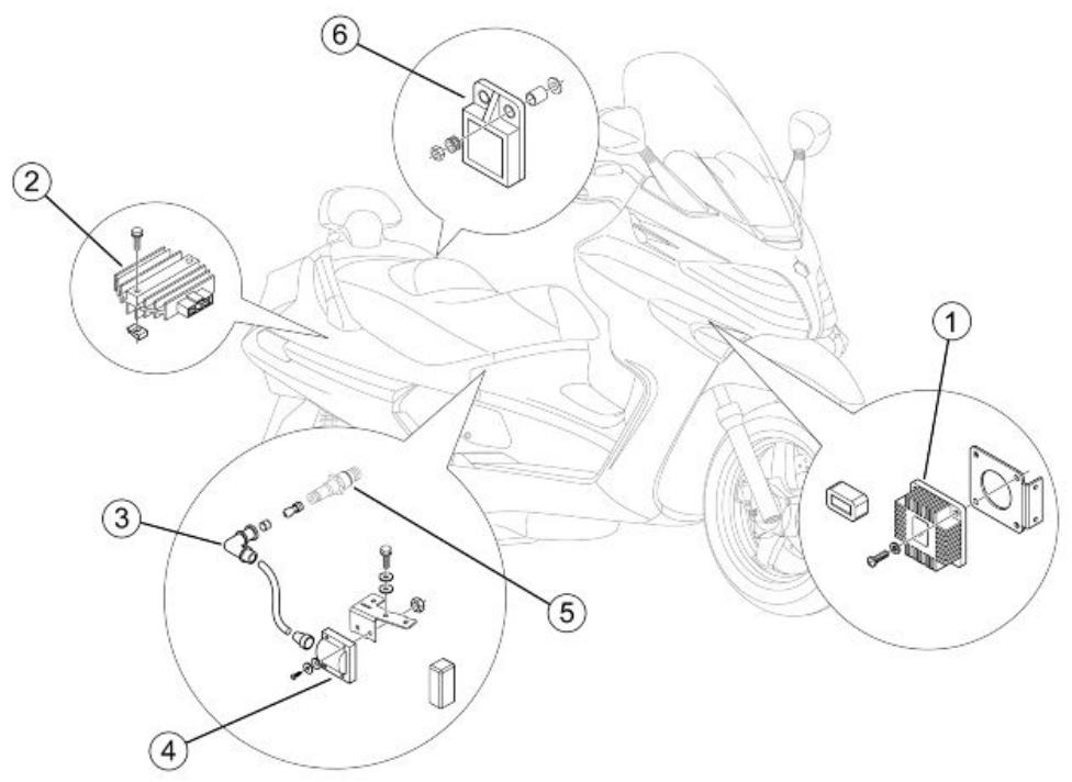 PIAGGIO XEVO - Electric devices - 1