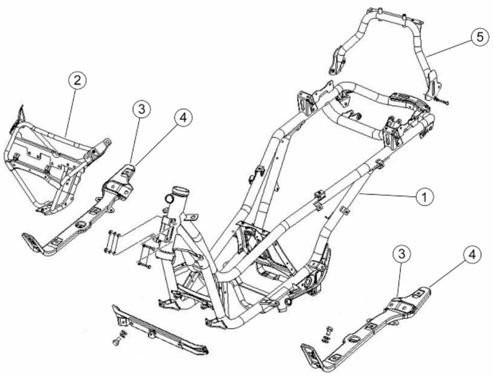 PIAGGIO XEVO - Frame - 1