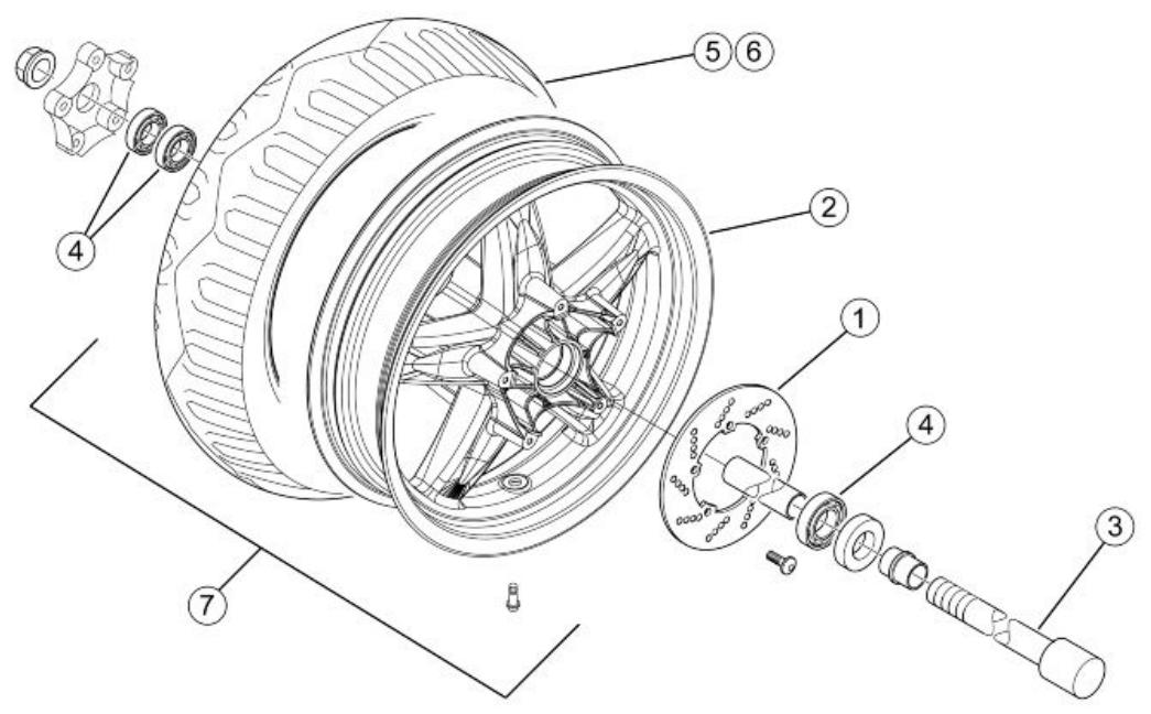 PIAGGIO XEVO - Front wheel - 1