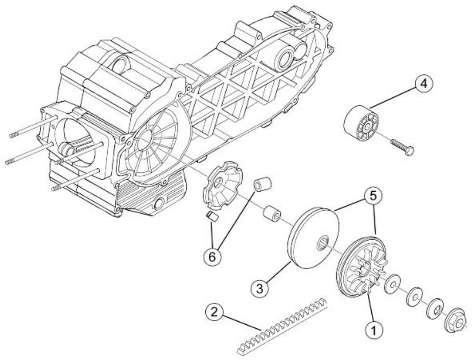 PIAGGIO XEVO - Driving pulley - 1