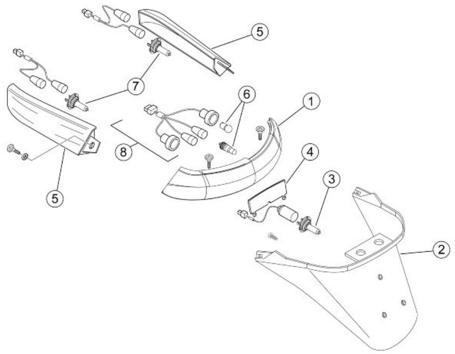 PIAGGIO XEVO - Turn signal lights - 1