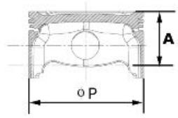 PIAGGIO XEVO - Cylinder - piston assay. - 1