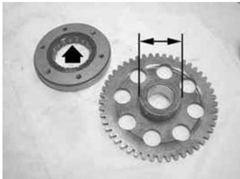 PIAGGIO XEVO - Starter gear rim - 1