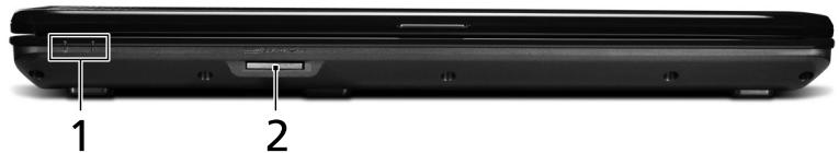 ACER EMACHINES E525 - Vue frontale fermée - 1