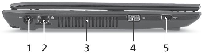 ACER TRAVELMATE 4740G - Sol görünüm - 1
