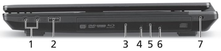 ACER TRAVELMATE 4750G - Right view - 1