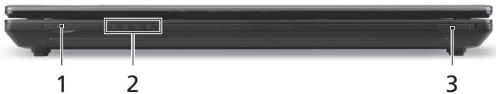 ACER TRAVELMATE 4750G - Geschlossene Vorderseite - 1