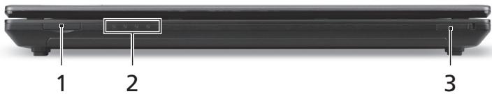 ACER TRAVELMATE 4750G - Pohlad spredu (zativoreny) - 1