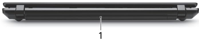 ACER TRAVELMATE 5735G - Vista trasera - 1