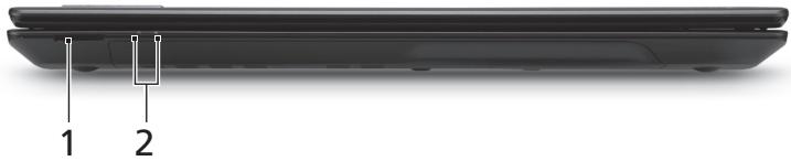 ACER TRAVELMATE 5735G - 前视图 - 1