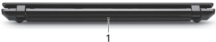 ACER TRAVELMATE 5735G - Widok z tyfu - 1