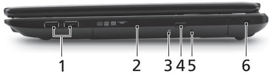 ACER TRAVELMATE 5735G - Oikea nakymä - 1