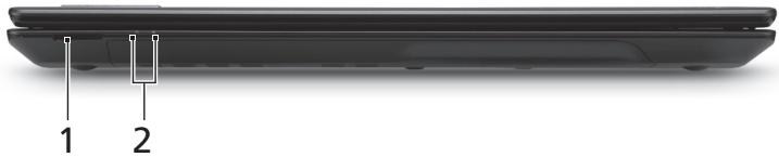 ACER TRAVELMATE 5735G - Pohl'ad spredu (zatvorený) - 1
