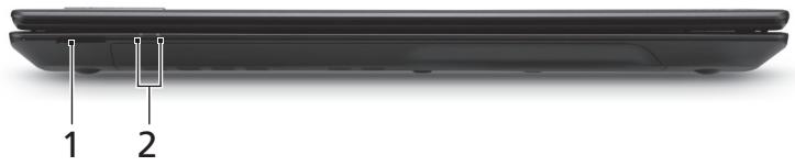 ACER TRAVELMATE 5735G - 正面（閉じた場合） - 1