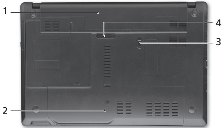 ACER TRAVELMATE 5740Z - Pöhjavaade - 1