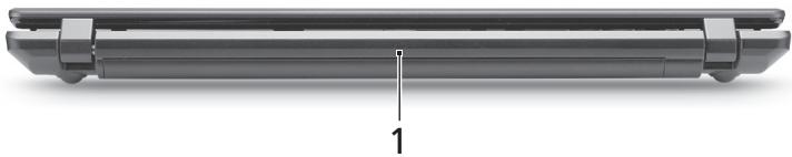 ACER TRAVELMATE 5740Z - Hátulnézet - 1