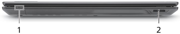 ACER TRAVELMATE 5740Z - Forfra - Lukket - 1