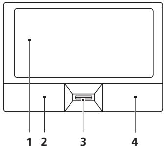 ACER TRAVELMATE 5742Z - Dasar-dasar panel sentuh (dengan pembaca sidik jari) - 1