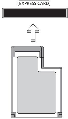 ACER TRAVELMATE 5742Z - Inserting an ExpressCard - 1