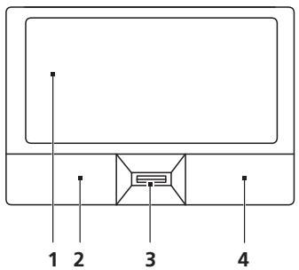 ACER TRAVELMATE 5742Z - Touchpad-Grundlagen (mit Fingerabdruck-Leser) - 1