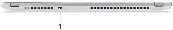 ACER ASPIRE S7-191 - Vista posteriore - 1