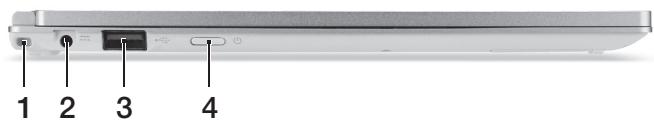 ACER ASPIRE S7-191 - Left view - 1