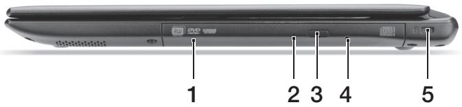 ACER ASPIRE V5-471PG - 右視圖 - 1