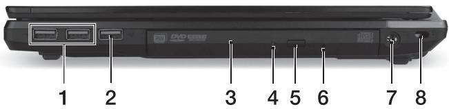 ACER TRAVELMATE P643-V - Jobb oldali nézet - 1