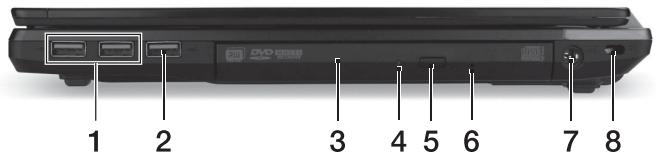 ACER TRAVELMATE P643-V - Widok z prawej strony - 1