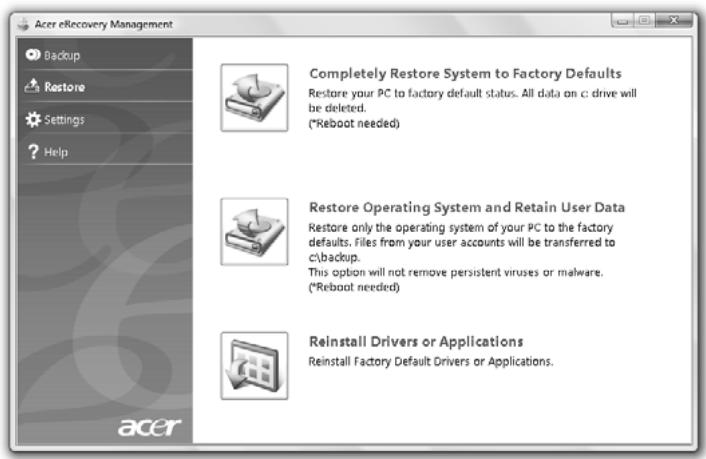 ACER ASPIRE 5552G - Przywracanie - 1
