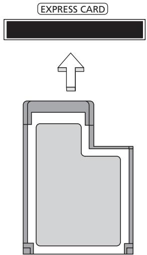 ACER ASPIRE 5552G - Vlození karty ExpressCard - 1