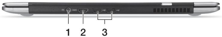ACER ASPIRE S3-371 - Skats no aizmugures - 1