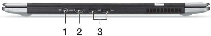 ACER ASPIRE S3-371 - Pohl'ad zozadu - 1