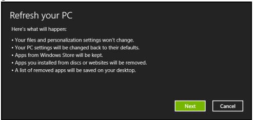 ACER ASPIRE V3-771G-73636G1TMAII - Datora atsvaidzinašana no atkopšanas dubljuma - 1