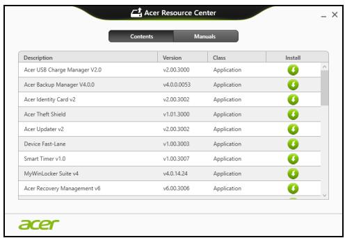 ACER ASPIRE V3-771G-73636G1TMAII - Reinstallare driver e applicazioni - 2