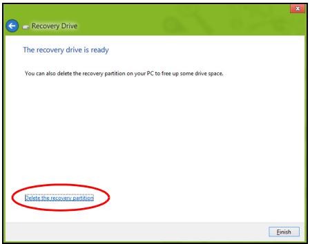 ACER ASPIRE V3-771G-73636G1TMAII - Créer une sauvégarde de récepération - 5