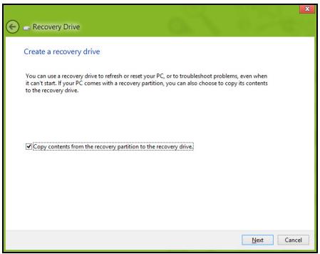 ACER ASPIRE V3-771G-73636G1TMAII - Süsteemi varukoopia loomine - 3