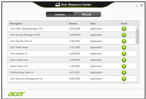 ACER ASPIRE V3-771G-73636G1TMAII - Ponovna namestitev gonilnikov ali aplikacij - 4