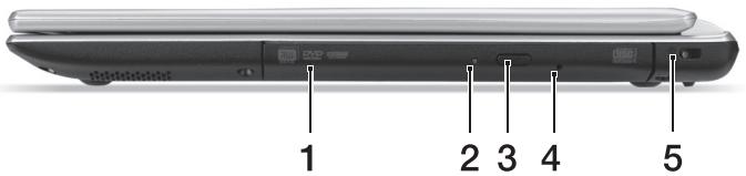ACER ASPIRE V5-431PG - Pohled zprava - 1
