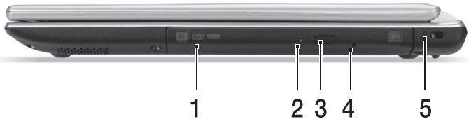 ACER ASPIRE V5-431PG - Right view - 1