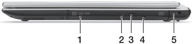ACER ASPIRE V5-431PG - Pogled z desne - 1