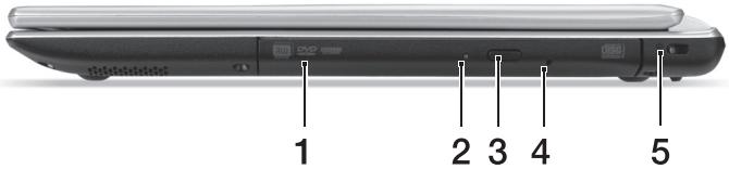 ACER ASPIRE V5-431PG - Vy från höger - 1