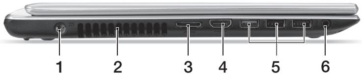 ACER ASPIRE V5-431PG - 왼쪽 모습 - 1