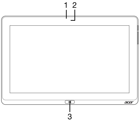 ACER W701 - Vue frontale - 1