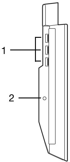ACER W701 - Vue gauche (pied non présenté) - 1